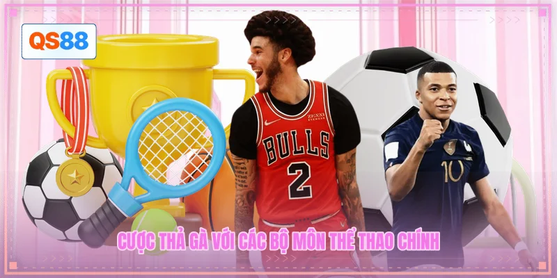 Cược thả gà với các bộ môn thể thao chính