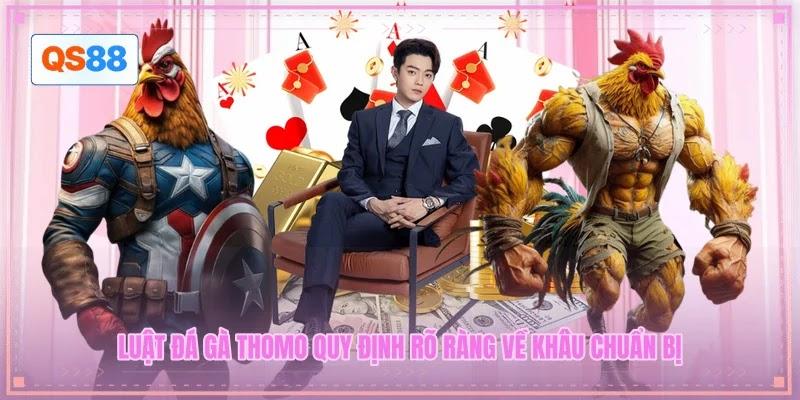 Luật đá gà Thomo quy định rõ ràng về khâu chuẩn bị Luật đá gà Thomo quy định rõ ràng về khâu chuẩn bị